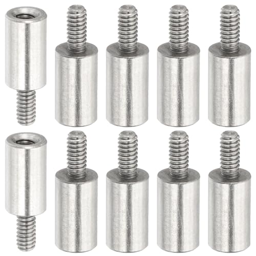 PATIKIL 10 Pcs M2x7+4mm Stainless Steel Standoff Extension Posts Screws,Metric Male Female Thread Adapters Spacer for PCB,Quadcopter Drone,Computer & Circuit Board Assortment Kit - size: M2x7+4mm