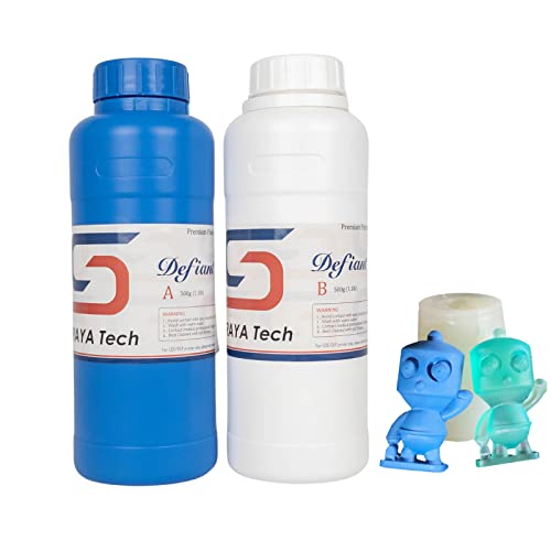 Siraya Tech Defiant 25 Platinum Silicone Mold Making Kit,Clear, 35.3 Oz - color: Translucent 25A Hardness