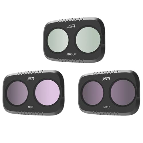 Coyktonty Lens Filter for DJI Osmo Pocket 4P,Waterproof, Oil-Resistant(UV+ND8+ND16) - color: UV+ND8+ND16