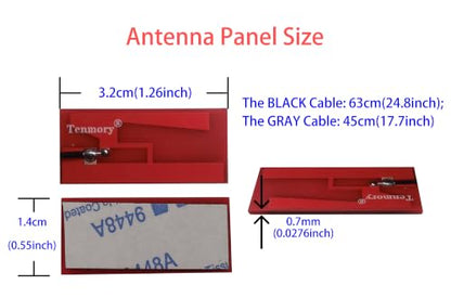 U.FL MHF1 Internal Antenna Dual-Band Laptop WiFi Antennas for Mini PCIe