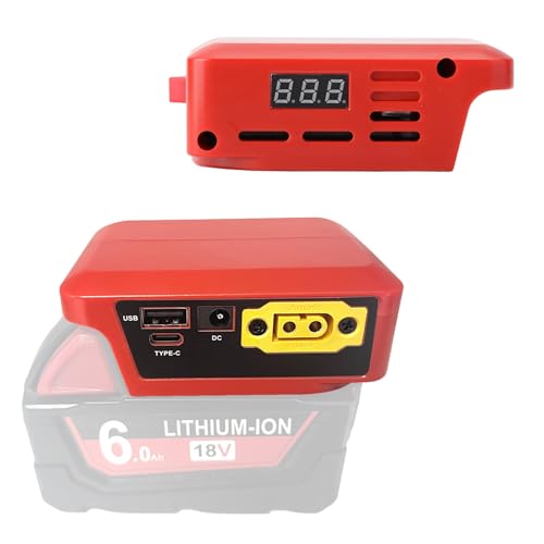 Multifunction Adapter for MIL 18V Batteries - color: red(for "MIL")