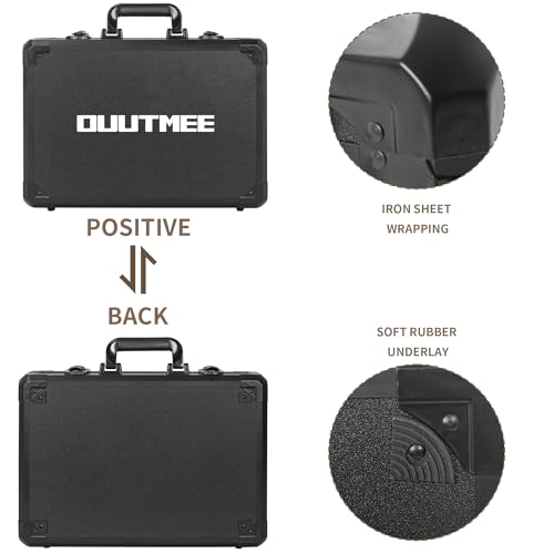 17 InchCarrying Case with Customizable Pre-Diced Foam - size: 17.1x12.6x4.4 Inch