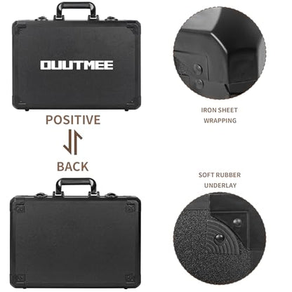 17 InchCarrying Case with Customizable Pre-Diced Foam - size: 17.1x12.6x4.4 Inch