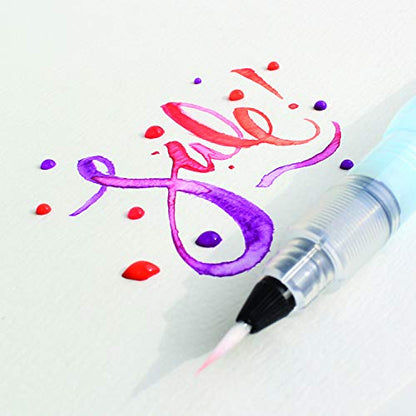 Pentel Arts Aquash Water Brush, Small Brush, Fine Point Tip, 1 Pack (FRHFBP) - style: Fine