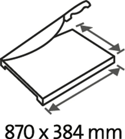 Dahle 444 Premium Rotary Trimmer, 26" Cut Length, 25 Sheet Capacity, Self-Sharpening, Automatic Clamp, German Engineered Paper Cutter - size: 26" Cut Length
