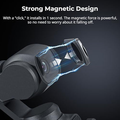SMALLRIG 1/2 Black & White Diffusion, CPL Filter for DJI Osmo Pocket 4/3 - style: Black / White Diffusion+ CPL Filter