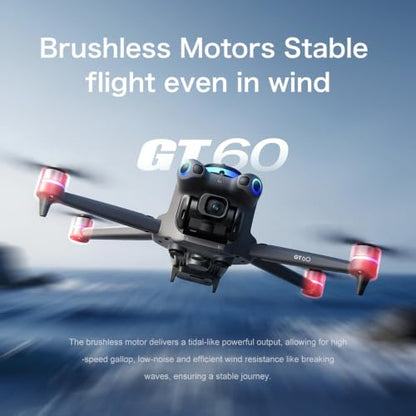 FPV Drone with HD Camera for Adults Beginners, GPS Drone with Screen on Controller, Obstacle Avoidance, Auto Return, Fishing Drones with One-Key Payload Drop Delivery Function, Foldable RC Quadcopter for Outdoor Shooting Camping Fishing Gift Delivery Quad