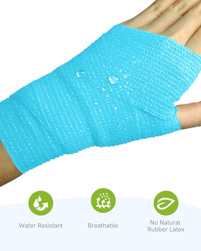 FriCARE Self Adhesive Bandage Wrap, Medical Tape in First Aid Kit - color: Zenith Blush