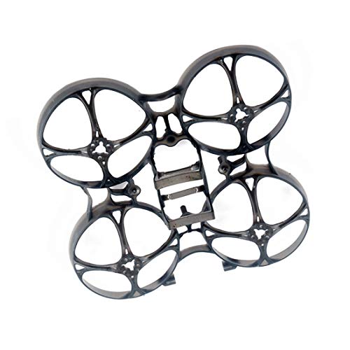 HAPPYMODEL Mobula7 V3 Frame 75mm 2s whoop Frame upgrade spare part for Mobula 7 HD FPV Racing Drone Quadcopter - color: black