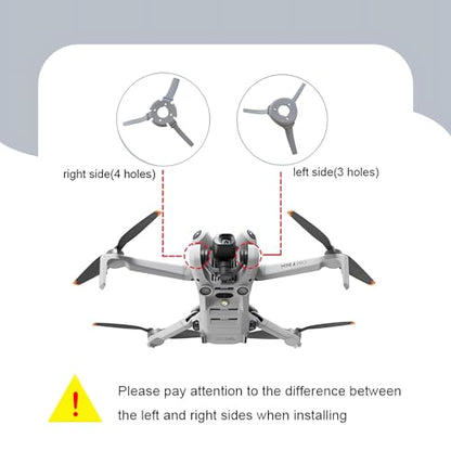 2 Pair Mini 4 Pro Gimbal Shock Absorption Rubber Replacement for DJI Mini 3 Pro Gimbal Damper Rubber DJI Mini 3 Gimbal Camera Shock Absorber Drones Accessories Parts (Left+Right)