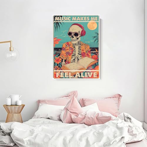 Skull Diamond Art Kits for Adults Funny Diamond Painting Kit for Beginner - color: DP03292