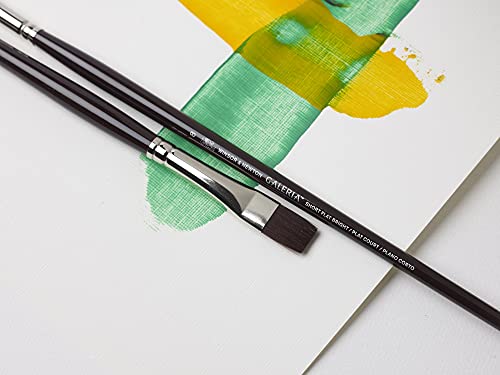 Winsor & Newton Galeria Acrylic Brush Pack, Long Handle, 3 Pack, #2 - style: #2 - Long Handle