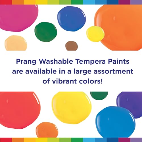 Prang Washable Tempera Paint, Blue, 32 Oz., 1 Count - color: Blue
