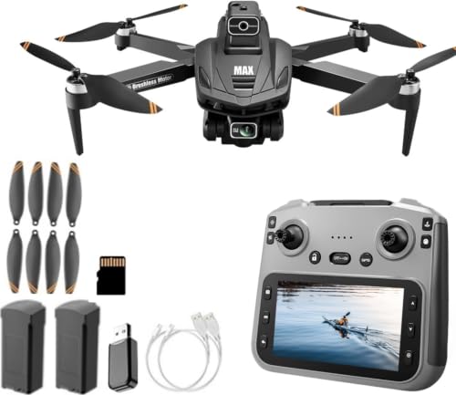 Adult GPS Drone with 1080P Camera & 4.5" Screen Controller FPV Quadcopter