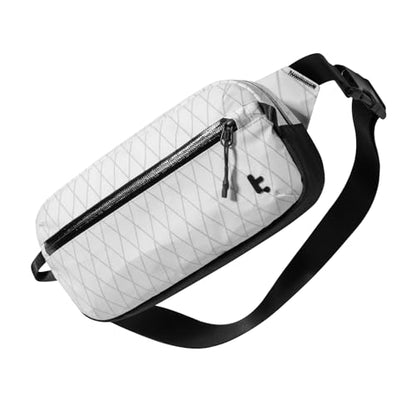 tomtoc 3.5L X-Pac Sling Bag with RFID Blocking Crossbody Pack for Men Women - color: X-Pac White, size: 3.5L