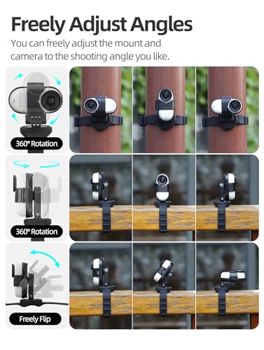 BTG 2 in 2 Flexible Silicone Strap & Magnetic Mount for Insta360 Go 3/ Go 3S Accessories