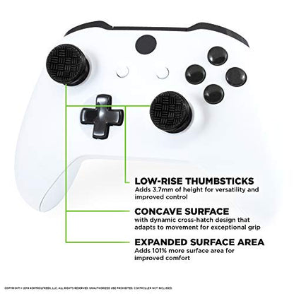 KontrolFreek Omni for Xbox One and Xbox Series X Controller | 2 Performance Thumbsticks | 2 Low-Rise Concave | Black - color: Black