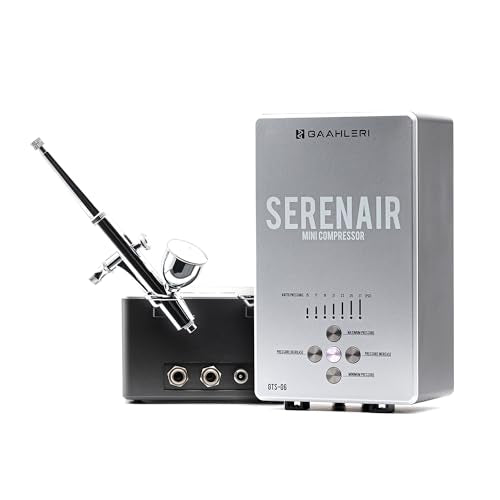 Gaahleri Airbrush Kit, Ambition Series GTS-06, Airbrush & Air Compressor with Air Control