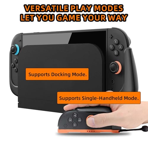 IFYOO NexGrip Ergonomic Grip Set for Nintendo Switch 2 Joycons, Grip Case Compatible with Joy Con 2 Controller, Compatible with Switch 2 Joycon, Switch 2 Accessories - Black
