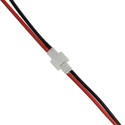 10 Pairs 1S 2-Pin 2.0mm Pitch Connector Cable Male and Female Plug for RC Drone and Remote Control Device