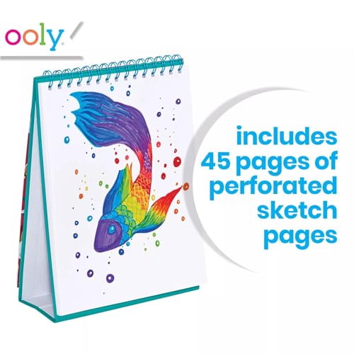 OOLY Sketch and Show Standing Sketchbook, 45 Pages – Sugar Joy - color: Sugar Joy