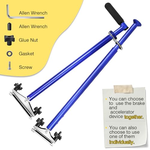 Handicap Driving Controls for Disabled Drivers, Pedal Assist Device - color: Demin Blue