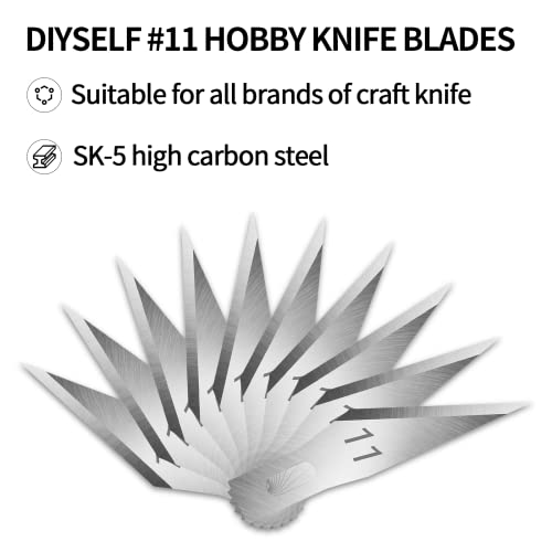 DIYSELF 16-Piece Craft Knife Kit, Exacto Knife Set with 20PCS Exacto Knife Blades 11