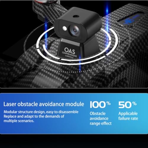 AE60 Ultra Drone with Camera for Adults, 3 Batteries,Carbon Fiber,