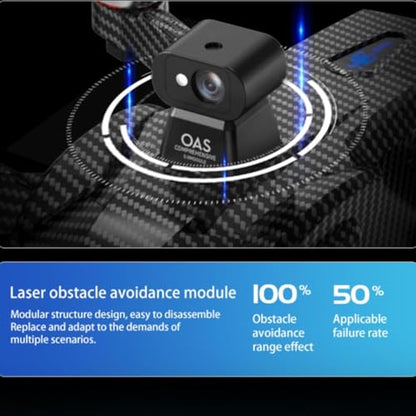 AE60 Ultra Drone with Camera for Adults, 3 Batteries,Carbon Fiber,