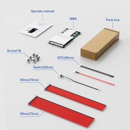 JKBMS JK-B2A24S30P 8S-24S 300A LiFePO4 BMS, Battery Management System - size: JK-B2A24S30P