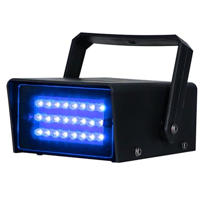 ENUOLI Mini LED Strobe Light Blue Color 24 Super Bright LED Party Light - color: Blue