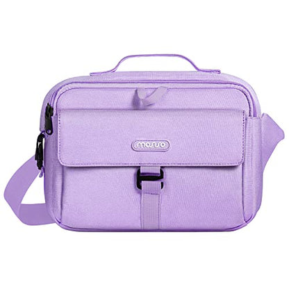MOSISO Camera Shoulder Bag Camera Case Crossbody Sling Purse, Purple - color: Purple