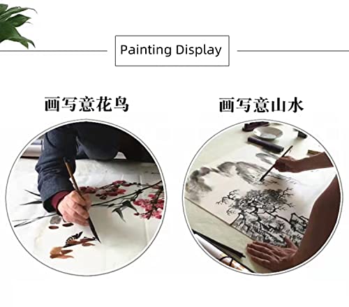 MEGREZ Roll Pack Thicken Chinese Calligraphy Paper - color: White, size: 13.8 in x 328 ft