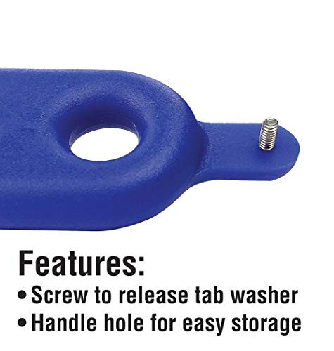 Seachoice Non-Corrosive Propeller Wrench, Fits 1-1/6 in. Propeller Nuts, Includes Screw, Blue