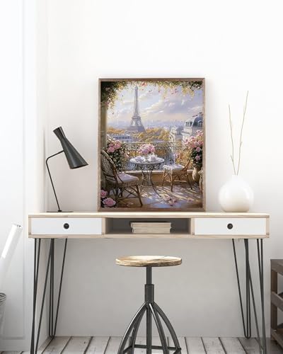 5DDIYART Paris Eiffel Tower Diamond Art Kits for Adults - color: KM558-1