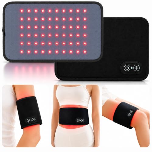Red Light Therapy Pad for Body Pain, 11.8"x6.9" Portable Infrared Wrap - size: 11.8"x6.9"