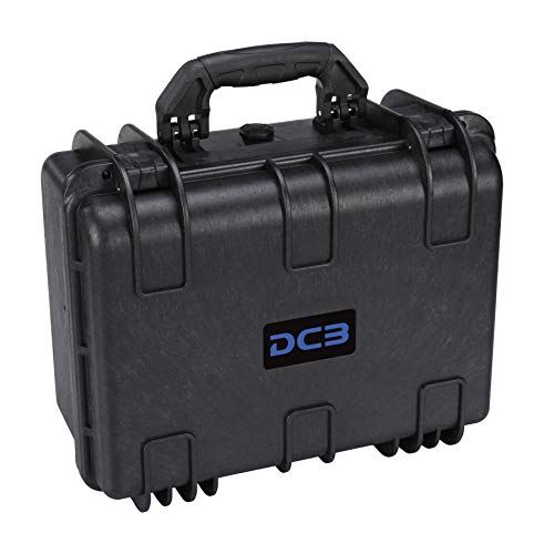 DCB Cases Element 4103F Waterproof Hard Case with Pick & Pluck Foam Insert, IP67 Dustproof Protective Equipment Storage, Pressure Equalization Valve, Lockable Impact Resistant Utility Box, 16 x 13 x 8