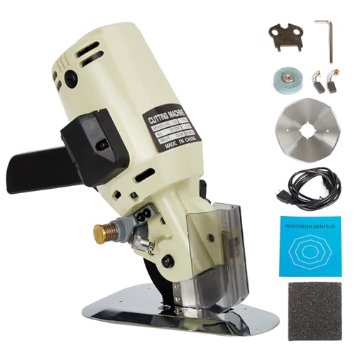 BEAMNOVA Electric Rotary Cutter for Fabric, Cloth Cutting Machine