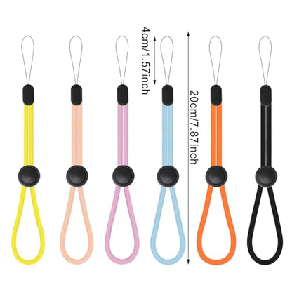 Honbay 6PCS Adjustable Nylon Lanyards Hand Wrist Straps Compatible with Nintendo Wii Remote Controller, Cell Phone, Flashlight, Digital Camera and More
