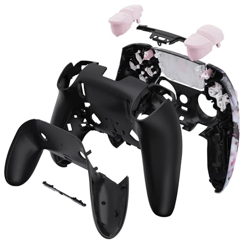 eXtremeRate Full Set Shell Buttons Touchpad Cover Compatible with p s 5 Edge Controller, Lovely Punky Bunny Replacement Decorative Trim Shell Front Back Plates Compatible with p-s-5 Edge Controller - color: Lovely Punky Bunny