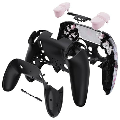 eXtremeRate Full Set Shell Buttons Touchpad Cover Compatible with p s 5 Edge Controller, Lovely Punky Bunny Replacement Decorative Trim Shell Front Back Plates Compatible with p-s-5 Edge Controller - color: Lovely Punky Bunny