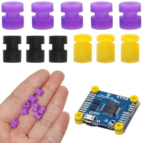 30 Pack Drone Flight Controller Shock Absorption Ball Replacement Anti Vibration Rubber Mounting Pads Damper Stabilizer Noise Reduction Damping Balls for Racing Drones FPV Camera Gimbal F4 F7
