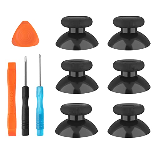 TOMSIN® Replacement Thumbsticks for Xbox One/ PS4 Controllers, Joysticks Repair Kit for Xbox One S (6 Pcs) - size: 6 Pcs