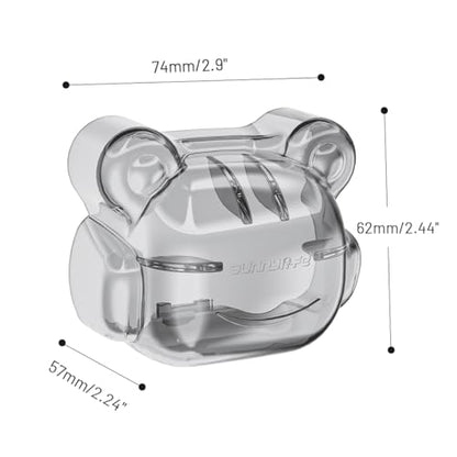Gimbal Protector for Mini 4 Pro, Camera Lens Cover Lens Cover Obstacle Sensor Avoidance Cap for DJI Mini 4 Pro RC Drone Accessories