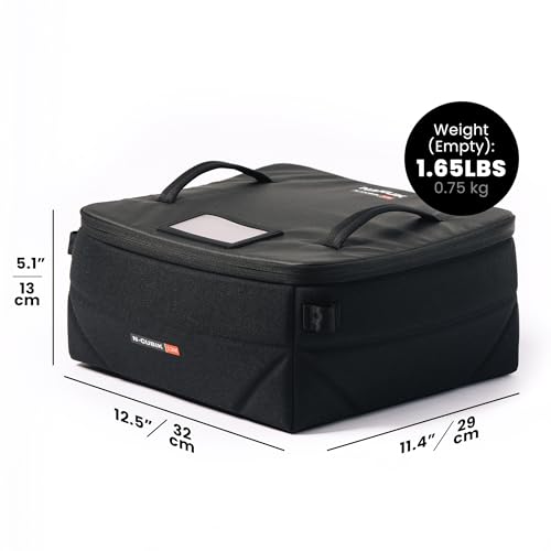 NANUK N-Cubik 13M Camera Bag Insert – Medium Water-Resistant Cube – Shockproof Protective Camera Insert for Backpack (11,4”x 12,5” x 5,1”) - size: 13M Medium 11.4 x 12.5 x 5.1"