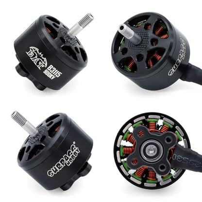 4pcs Surpass B3115 900KV Brushless Motors CW/CCW 5-6S for FPV Racing Drone Quadcopter with 250mm 18AWG Silicone Wires(Black)