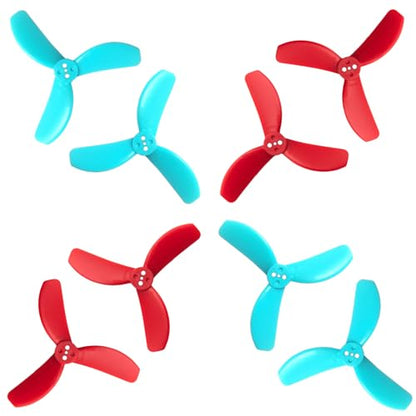 Gemfan Drone Soccer 2826 2.8-Inch 3-Blade PC FPV Props, 4CW + 4CCW
