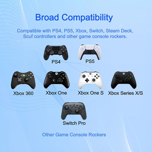 18 Pcs Soft Precision Rings, Aim Assist Target Motion Control, Joystick Protector Compatible with PlayStation 4 (PS4), PS5, Xbox One, Xbox Series X, Switch Pro and Scuf Controller Grips - color: 18pcs Soft Sponge Precision Rings