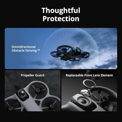 DJI Avata 360 FPV Drone Bundle: 4 Intelligent Flight Batteries, Goggles N3 & RC Motion 3 Controller | 4K 360° Immersive Flight, Easy ACRO, 128GB SD Card & Sling Bag