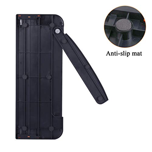 ArtAt A4 Paper Cutter 12 inch Black Paper Trimmer with Sliding Safety Blade